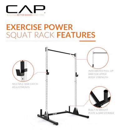 CAP Barbell Power Racks and Attachments - style: FM-905Q White