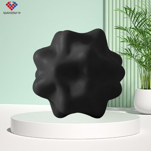 Massage Ball for Deep Tissue Muscle Recovery,Myofascial Release,Plantar Fasciitis Relief Eliminate Muscle Pain & Tension (Black) - color: Black