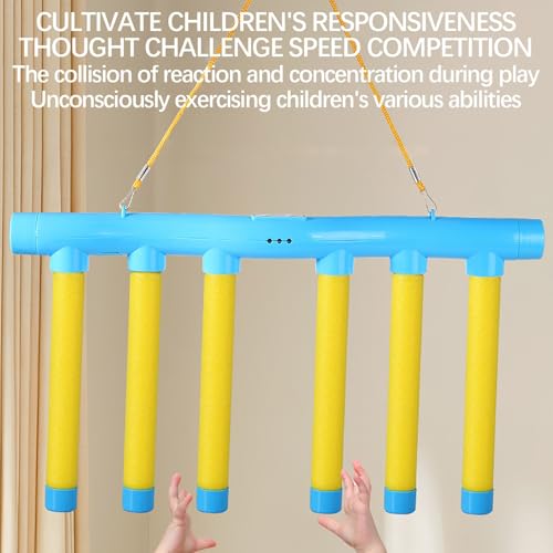 Catching Sticks Game, Drop Stick Game, Hand Eye Coordination Reflex Challenge Game, Falling Sticks Reaction Training Game, 3 Adjustable Speed