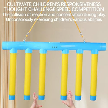 Catching Sticks Game, Drop Stick Game, Hand Eye Coordination Reflex Challenge Game, Falling Sticks Reaction Training Game, 3 Adjustable Speed