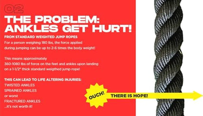 Patented FLATROPE 5lb Weighted Jump Rope, Heavy Flat-Mesh Design to Reduce Ankle Injury, Adjustable Strength-Training Rope for Muscle Building, Conditioning & HIIT, Home Gym Fitness Equipment for CrossFit, HYROX, Spartan, DEKA Athletes - color: Black, siz