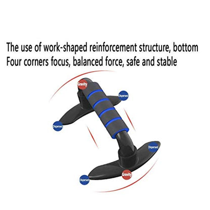 Push Up Bars Strength Training - Workout Stands with Ergonomic Push-up Bracket Board for Home Fitness Handle