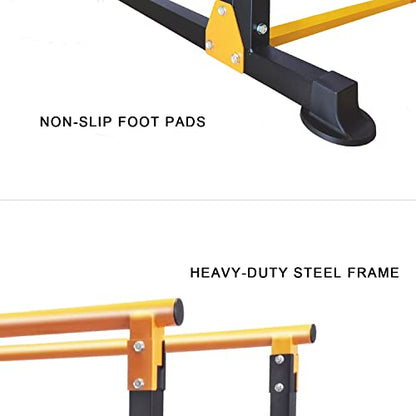 Multi-Function Dip Stands Home Gym Parallel Bars Workout Dip Station Strength Training Fitness