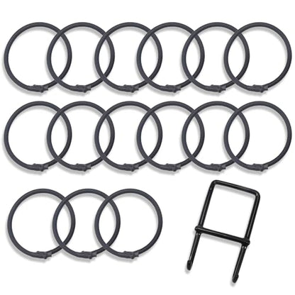 NEWAN 15Pcs Independent Bungee Cords,Replacement for Fitness Trampoline Bungee Cords + Mounting Tool - Max Limit 330 lbs