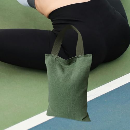 Alasum Weighted Sandbag for Fitness and Yoga 2kg Canvas Sand Bag with Handle for Leg Weights and Pilates Workout Resistance Training