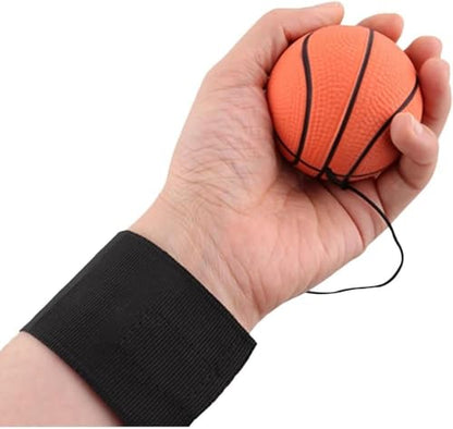 Reaction Training Ball with Adjustable Wrist Strap - High-Elasticity Rubber Basketball Trainer for Agility Drills and Reflex Exercises, Elastic String Sports Equipment for Athletes