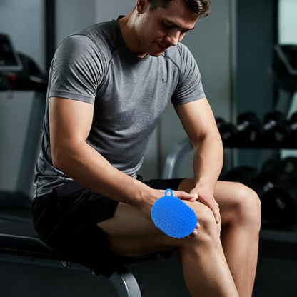 Veemoon Roller Ball Gloves Massager Handheld Lymphatic Massage Brush Manual Gua Sha Fascia Muscle Release Massager - 360° Rotatable Ball - Full Body Massage for Neck Back Leg Cellulite Remover