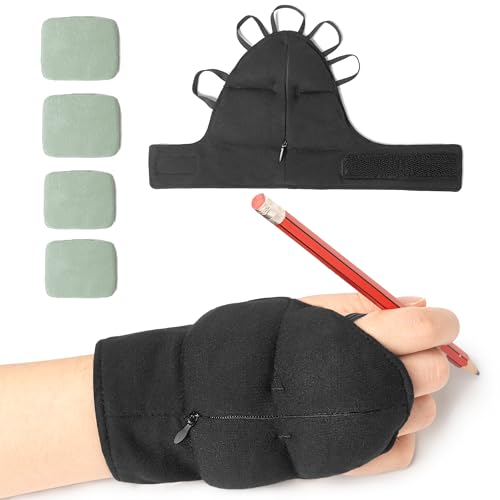 Weighted Gloves for Tremors, Wrist Weights for Hand Tremors and Parkinsons Patients, Steady Hand Adjustable Weighted Gloves (Patent Pending)