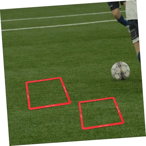 Kisangel Agility Training Rings for Soccer 6pcs Multi-Function Football Training Circles Set