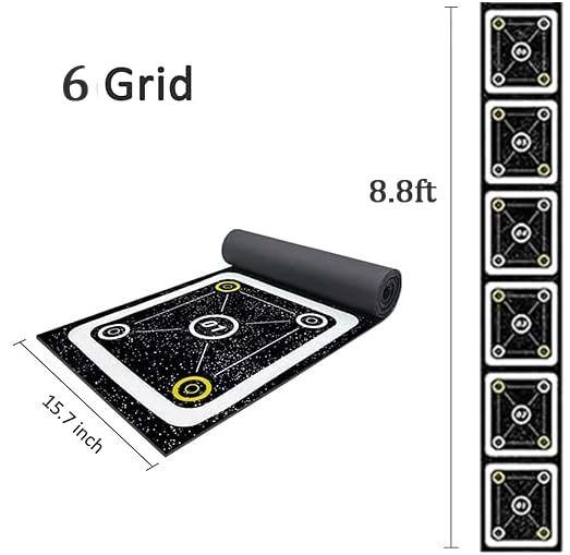 Rubber Agility Ladder 8.8 Ft Non-Slip Speed Agility Training Ladder for Soccer Footwork Training，Flat Agility Ladder for Children's Physical Training Equipment