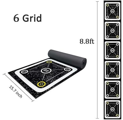 Rubber Agility Ladder 8.8 Ft Non-Slip Speed Agility Training Ladder for Soccer Footwork Training，Flat Agility Ladder for Children's Physical Training Equipment