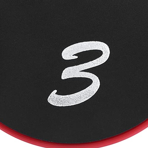 4 Pack Fitness Discs ABS Slider Plates for Full Body Workout Core Training Balance Exercise Home Gym Equipment Non Slip Surface 17.7cm Diameter