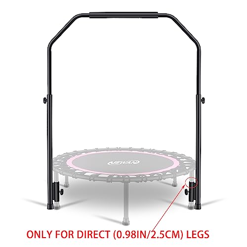 Newan Rebounder Handle Bar Accessory for 40" Round Fitness Trampolines, Cushy Foam Handles,Only Applicable to the Foot Tube Between 2.5CM/0.98IN Diameter(Trampoline Not Included)