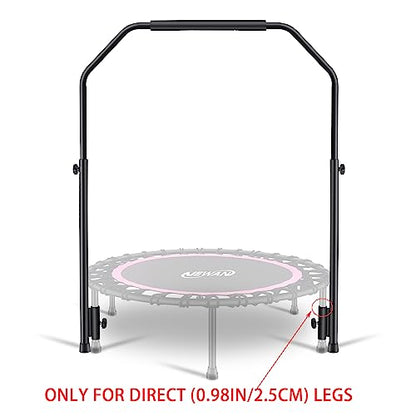 Newan Rebounder Handle Bar Accessory for 40" Round Fitness Trampolines, Cushy Foam Handles,Only Applicable to the Foot Tube Between 2.5CM/0.98IN Diameter(Trampoline Not Included)