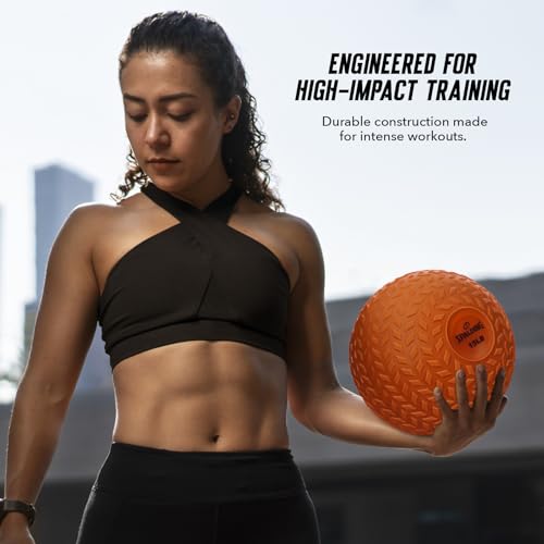 Spalding - Slam Ball for Strength & Conditioning, Weighted Exercise Ball for Core Training, Functional Fitness & Home Gym Workouts (15 Lb)