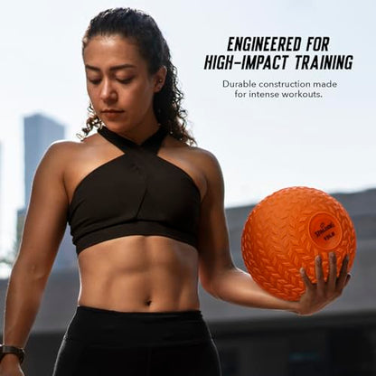 Spalding - Slam Ball for Strength & Conditioning, Weighted Exercise Ball for Core Training, Functional Fitness & Home Gym Workouts (15 Lb)