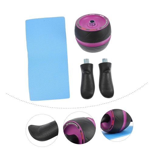 Ab Roller Wheel with Extra Mat Automatic Rebound Abs Fitness Equipment for Home Use Core Strengthening Workout for Men and Women Beginner Friendly Abdominal Trainer