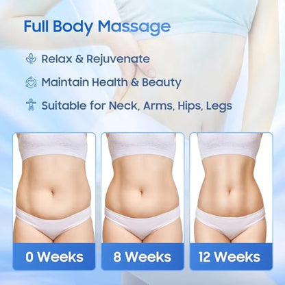 Deep Tissue Massage Gun for Women – 5 Massage Heads, Vibration Therapy for Muscle Recovery & Pain Relief, Cellulite Massager for Legs, Thighs, Abdomen, Neck & Shoulders,