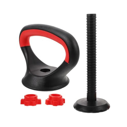 Adjustable Kettlebell Handle for Weight Plates, Portable Dumbbell Converter for Strength Training Kettlebells, Heavy Duty Kettle Grip for Home Gym Workout