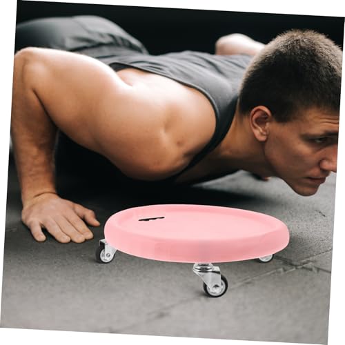 Ab Roller Wheel with Knee Pad Silent Disc for Core Strength Training Dual Functionality Home Exercise Equipment for Quiet Workouts and Abdominal Toning