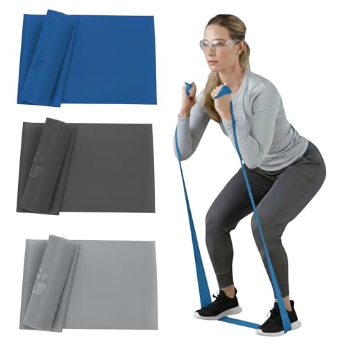 THERABAND Resistance Bands Set, Elastic Bands for Exercise & Physical Therapy, Strength Training for Upper & Lower Body Fitness