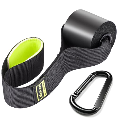 Manificent Door Anchor for Resistance Bands, Heavy Duty Padded Door Anchor System Door Hook, Must-Have Workout Exercise Bands Attachment Compatible for Loop Bands, Resistance Tube