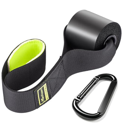 Manificent Door Anchor for Resistance Bands, Heavy Duty Padded Door Anchor System Door Hook, Must-Have Workout Exercise Bands Attachment Compatible for Loop Bands, Resistance Tube