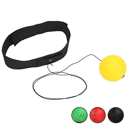 Soft React Head Ball, Boxing Reflex Ball 4 Balls Head‑Mounted Boxing Reflex Ball Set, Boxing Exercise Ball for Fitness Sports, Hand Eye Coordination