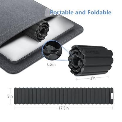 Wrist and Ankle Weights for Women & Men 2 Pack (1lb Each), Adjustable Silicone Wearable Arm & Leg Weights for Pilates, Gym, Yoga, Cardio, Strength Training - color: Magnetic Black
