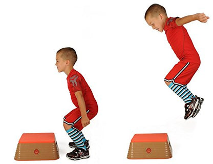 WOD Toys® Plyo Box Mini - Safe, Durable Jump Plyometric Box Toy for Kids Fitness Participation - Kid Gym Workout and Exercise Equipment for Toddlers and Children