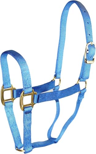 Hamilton Quality Horse Halter, 800-1100 lbs, Berry Blue - color: Berry Blue, size: Average, 800-1100lbs