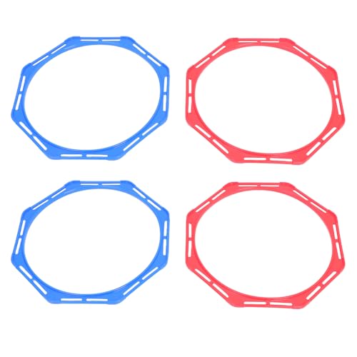 4pcs Speed Rings: Portable Octagon Agility Rings for Speed and Coordination - Professional Sports Training Equipment for Youth Soccer Football Basketball