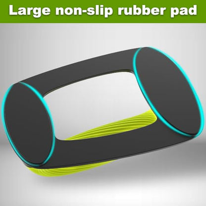 Push Up Bars, Ergonomic Pushup Handles for Home Gym Training - color: B: Neon Green