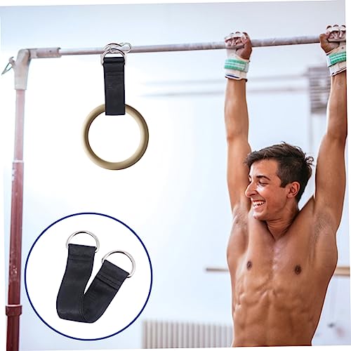 Kisangel 2 Pcs Connective Band Exercise Hanging Belts Lightweight Pullup Hanging Straps for Easy Installation and Storage Portable Fitness Aid for Home Travel
