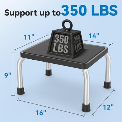 Loyoda Step Stools for Adults with Non-Slip Feet & Platfrom, Lightweight