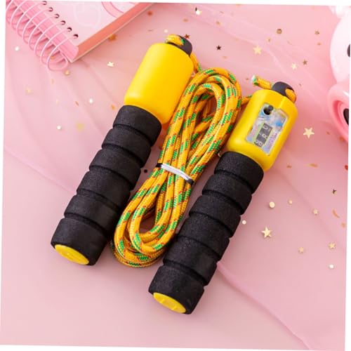Abaodam 2pcs Automatic Counting Jump Rope with Digital Counter Skipping Rope for Fitness Workout Gym Training Game Random Color Random Color