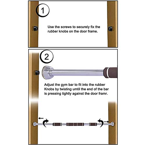 Telescopic Without Screw Door Frame Wall Horizontal bar Fitness Sports Door Width 100-150cm