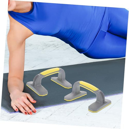 2Pcs Pushup Board Fitness Equipment Bar Stands with Grip Handles Lightweight Portable Strength Training for Home and Travel Workout Floor Exercise