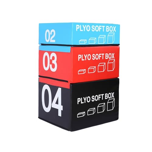 Foam Reinforced Box Stackable Soft Plywood Box, Anti-Skid Safety Used for Jumping, Strength Training and Physical Training, Suitable for Home Gym Box - size: 90*75*135cm