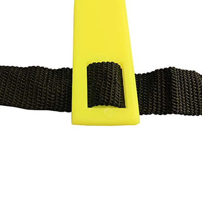 Amber Fight Gear Feet Speed and Agility Training Ladder for High-Intensity Training in Boxing, Soccer, Football, Lacrosse, and Ice Hockey - Improve Your Footwork and Coordination, 15 Feet