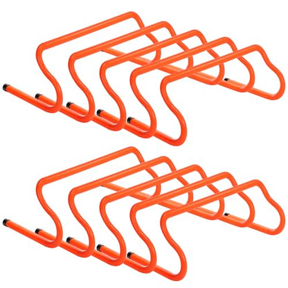 GHB Agility Hurdles 8" Speed Agility Training Hurdles, Detachable Sturdy Hurdles Training Equipment Set with Carry Bag for Kids,Athletes,Soccer,Basketball