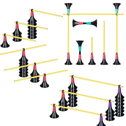 Basketball Training Cones and Agility Poles Set - color: Red