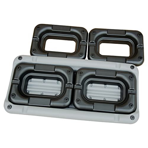 28.5" Original Aerobics Step Height Adjustable 4" - 6" - 8" Fitness & Exercise Step Platform with 4 Risers