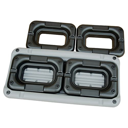 28.5" Original Aerobics Step Height Adjustable 4" - 6" - 8" Fitness & Exercise Step Platform with 4 Risers