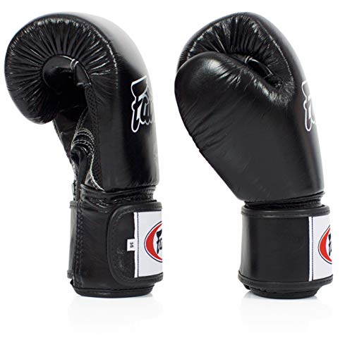 Fairtex BGV1BR Muay Thai Boxing Breathable Gloves for Men, Women, Kids | MMA Gloves, Kickboxing, Gym, Workout | Premium Quality, Light Weight & Shock Absorbent Boxing Gloves