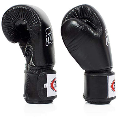 Fairtex BGV1BR Muay Thai Boxing Breathable Gloves for Men, Women, Kids | MMA Gloves, Kickboxing, Gym, Workout | Premium Quality, Light Weight & Shock Absorbent Boxing Gloves