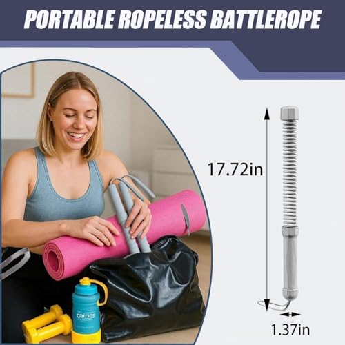 Portable Workout Resistance Training Tool | Space-Saving Home Fitness Equipment for Light Exercise, Daily Movement & Low-Impact Training for Men & Women Working Out.(Grey 2pcs)