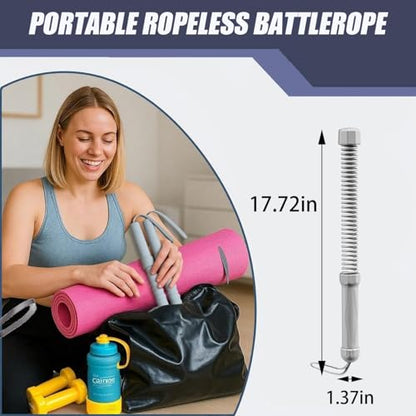 Portable Workout Resistance Training Tool | Space-Saving Home Fitness Equipment for Light Exercise, Daily Movement & Low-Impact Training for Men & Women Working Out.(Grey 2pcs)