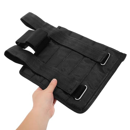 Healifty Adjustable Breathable Ankle Weight Covers Oxford Cloth Leg Weights for Running and Sport Training, Portable Invisible Weighted Straps for Fitness and Exercise, Set to 8kg