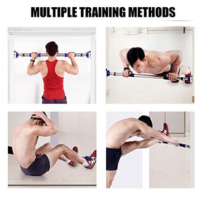 Pull-Up Bar Horizontal Bar On The Door, Portable Screwless Upper Body Fitness Bar, Chin Up Bar, 73-94cm, 92-125cm, 110-140cm (Size : 73-94cm)